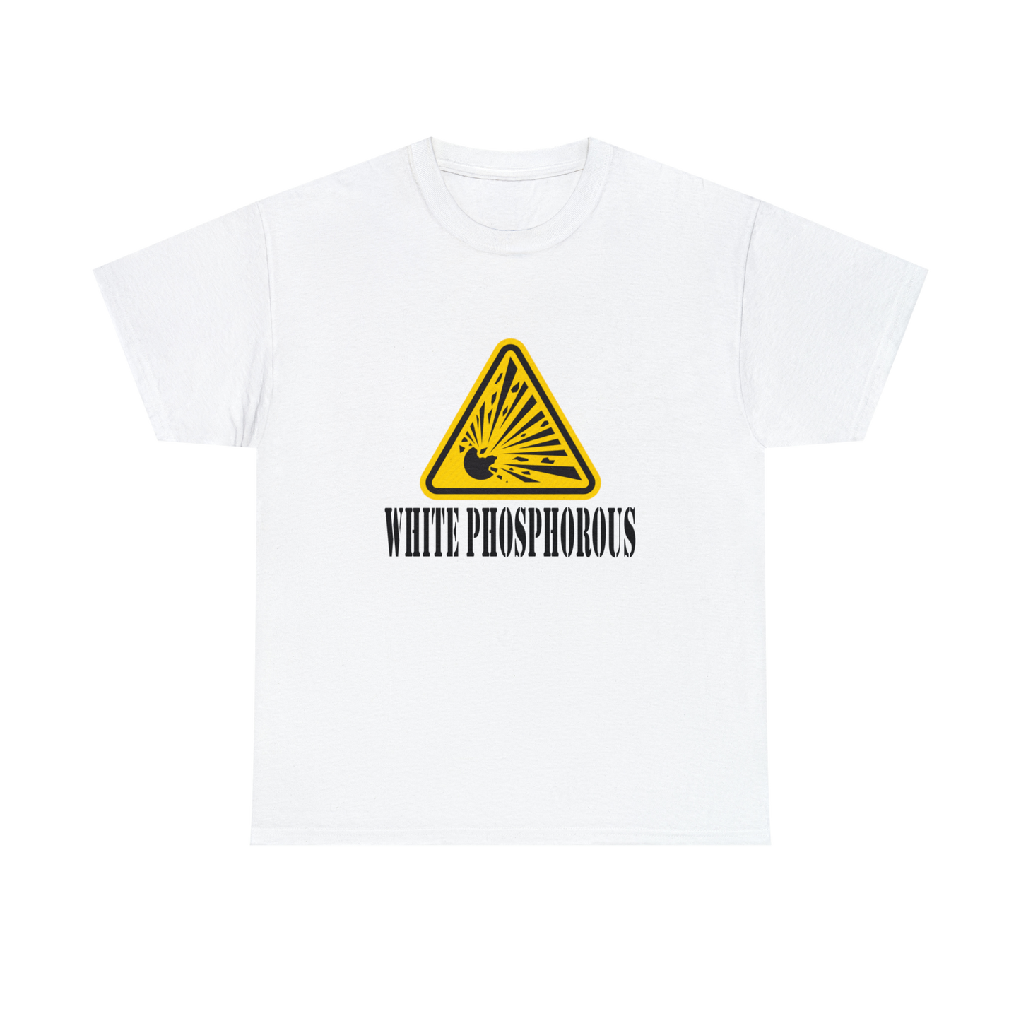 White Phosphorous Logo Unisex Heavy Cotton Tee