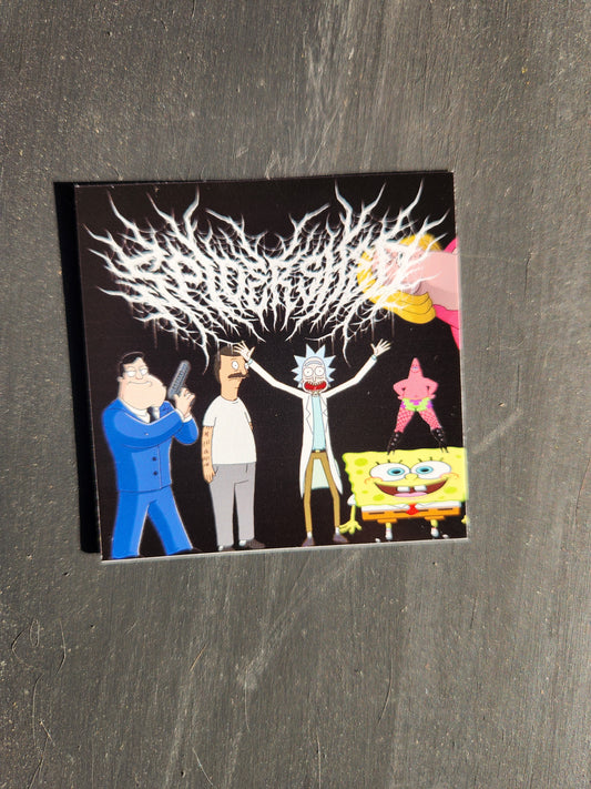 Spider Shed Sticker Rick Bob