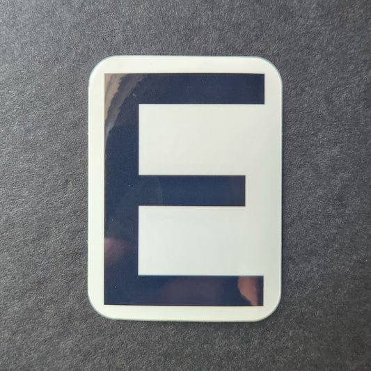 E Sticker